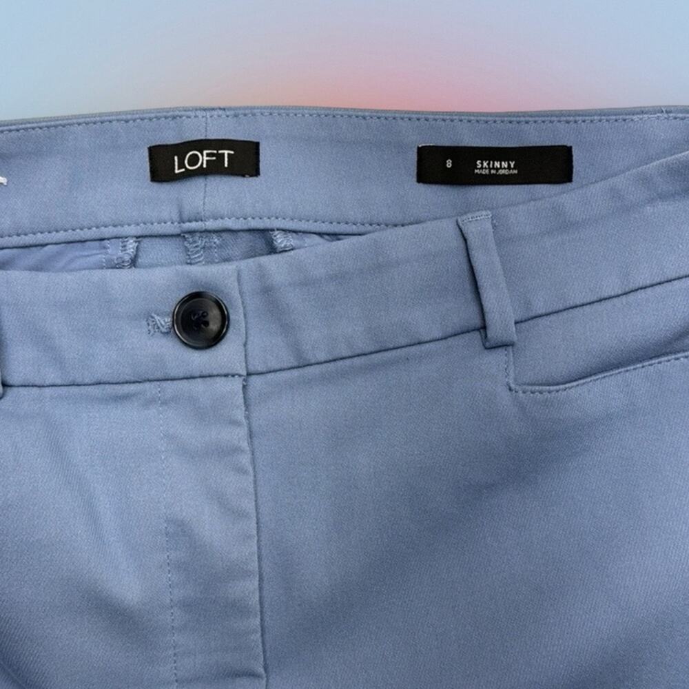 LOFT Light Blue Skinny Pants - Picture 4 of 4